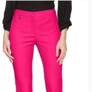 NWT Adrianna Papell fuchsia capris pants. Sz 12